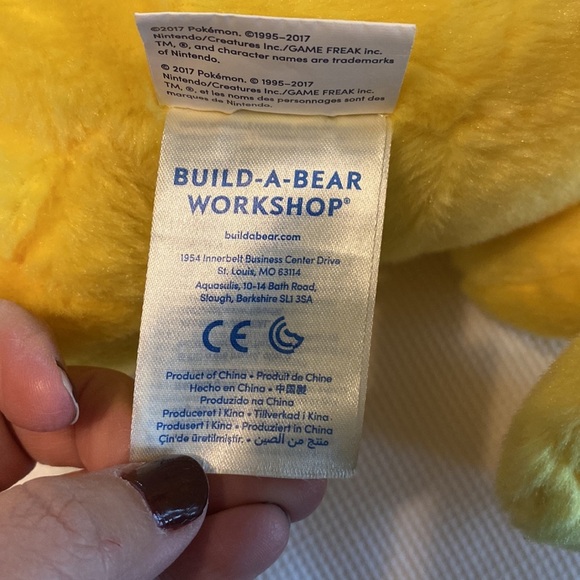 Build a Bear Pokémon Pikachu Plush Stuffed animal - Picture 7 of 12